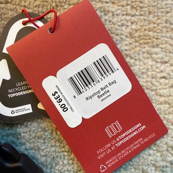 Topo Designs Ripstop Belt Bag NWT - Picture 3 of 7